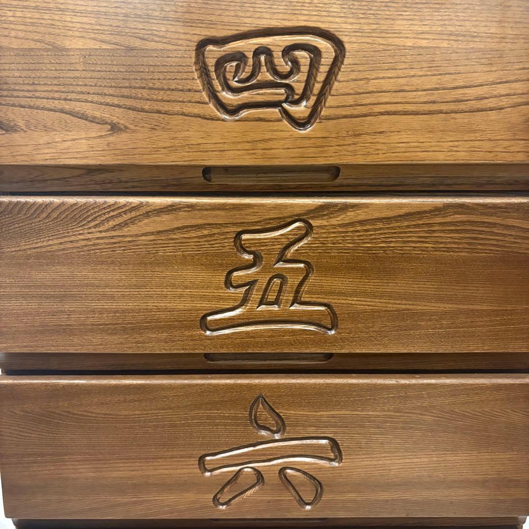 木製チェスト　漢数字　縦長　7杯