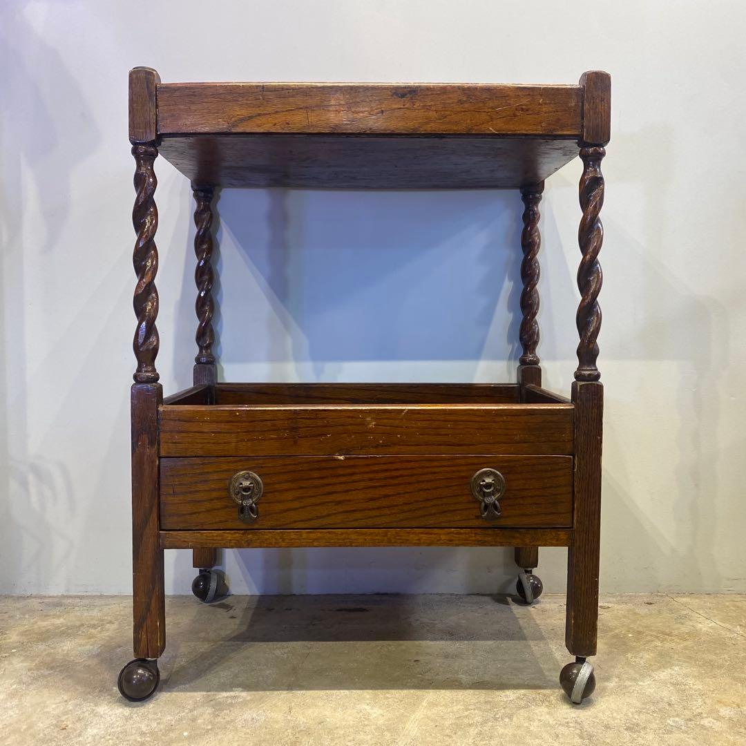 キャスターワゴン イギリス ビンテージ アンティーク