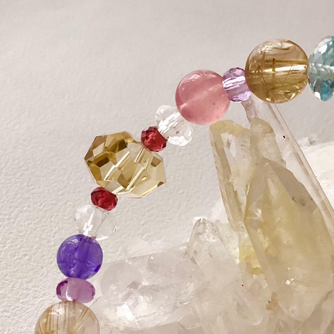 さたぱんびん★ブレスレット ストロベリークォーツ ♪ 366