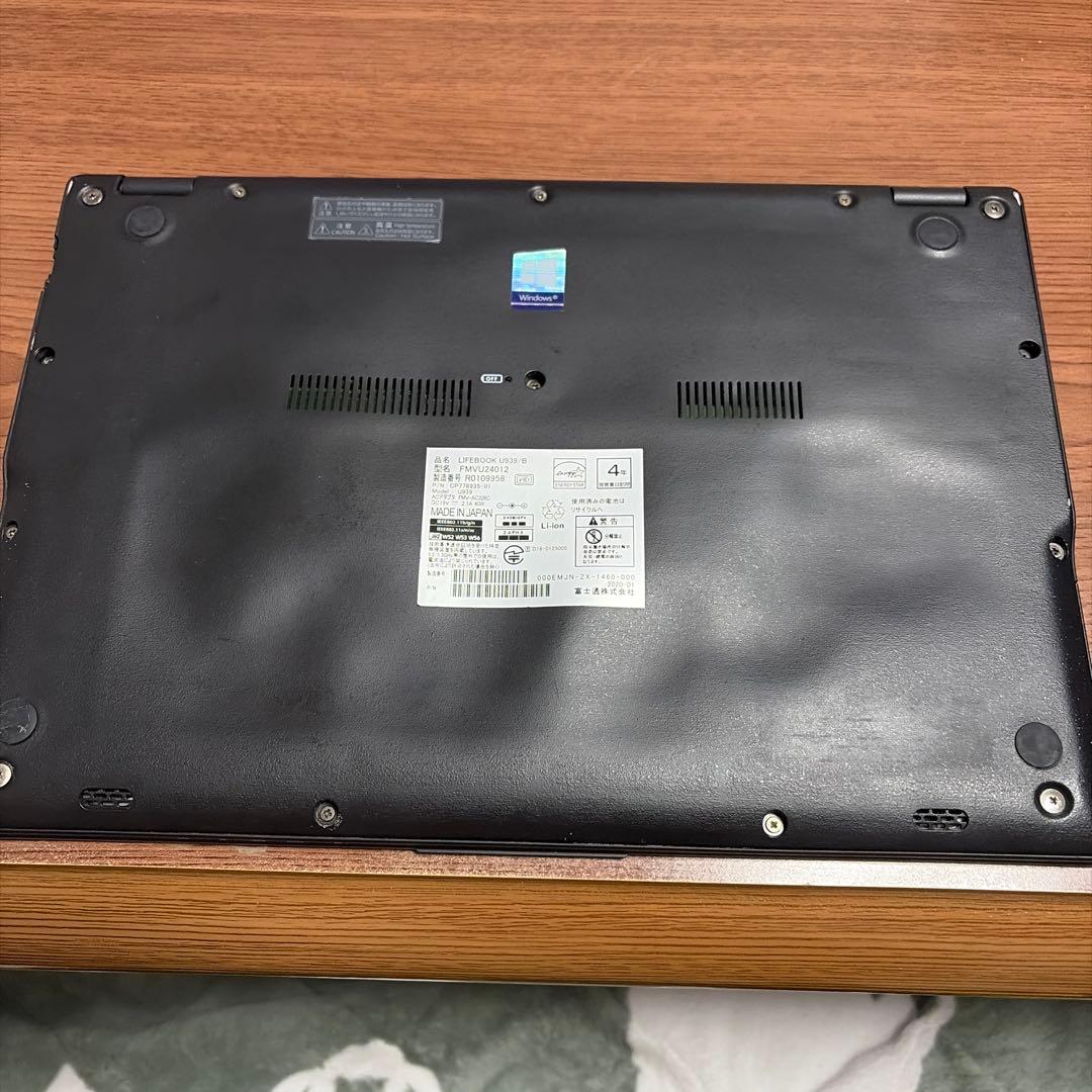 第8世代LIFEBOOK U939/B B5ノートPC Core i5 8GB