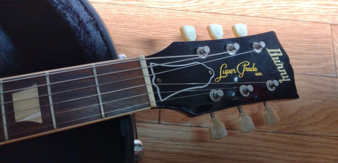 Burny レスポールタイプ ネック折れ