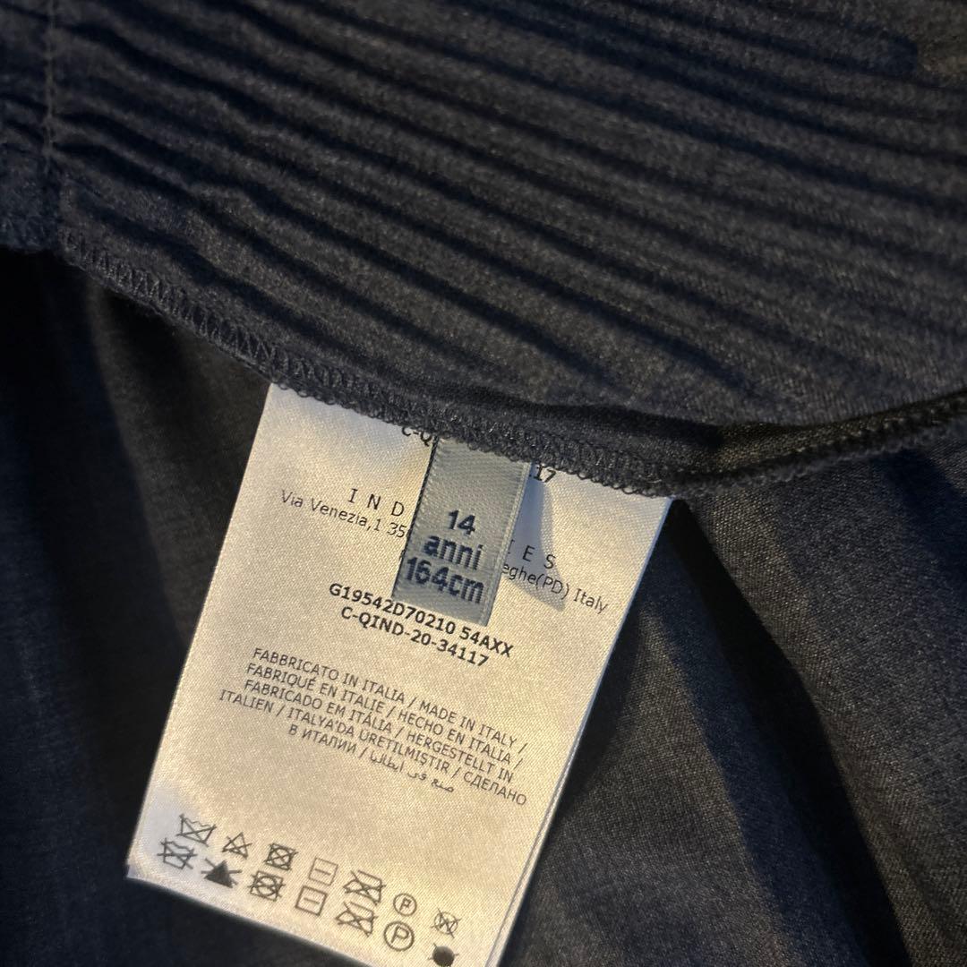 モンクレール★MONCLERデニムフレアスカート★ウエストゴム★サイズ14