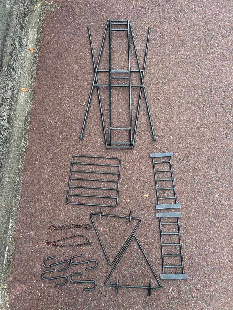 アイアンクラフト イタダキ 中古 焚き火ハンガー ロストル　焚火　ITADAKI