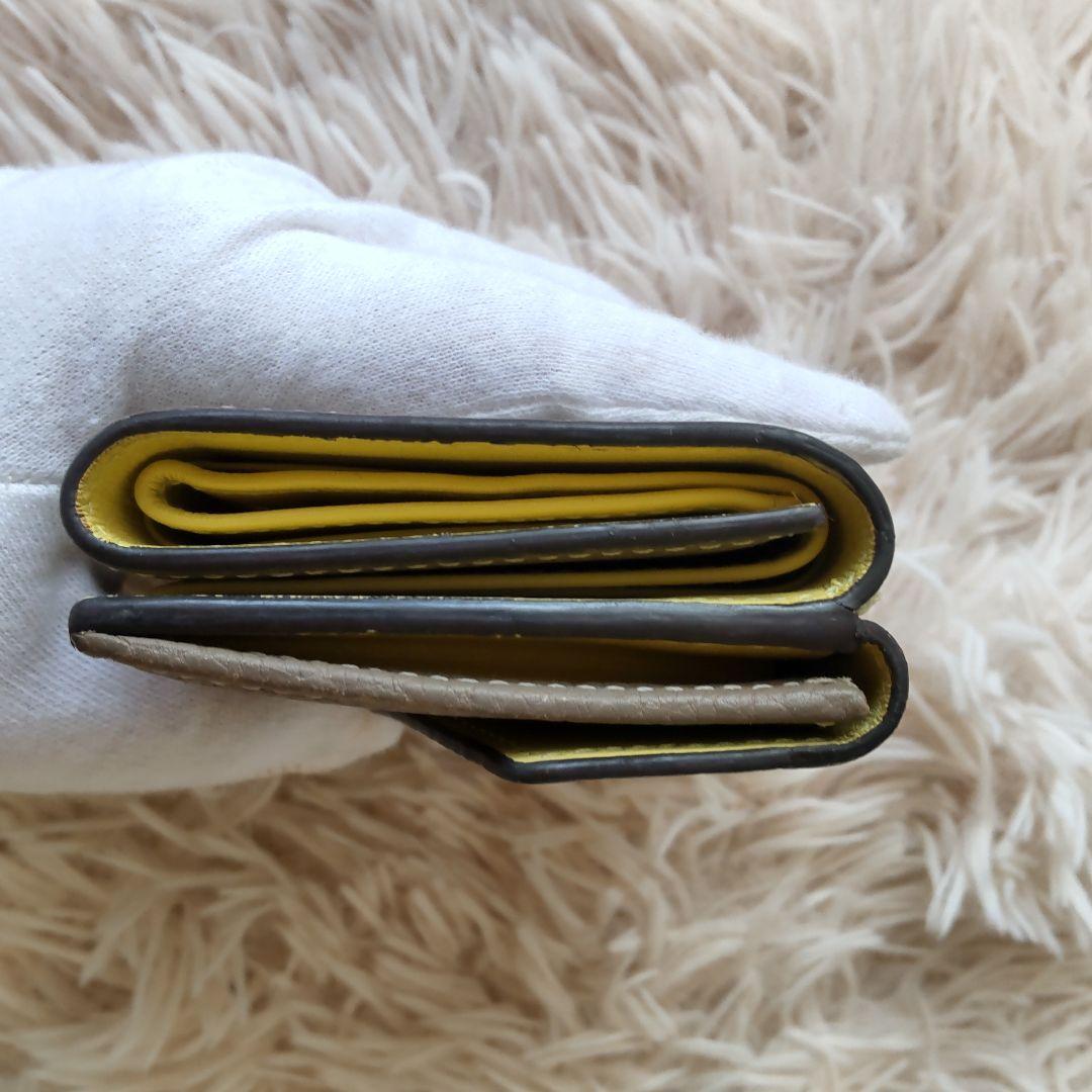 美品✨ボナベンチュラ　スモールウォレット エトープ 三つ折り財布