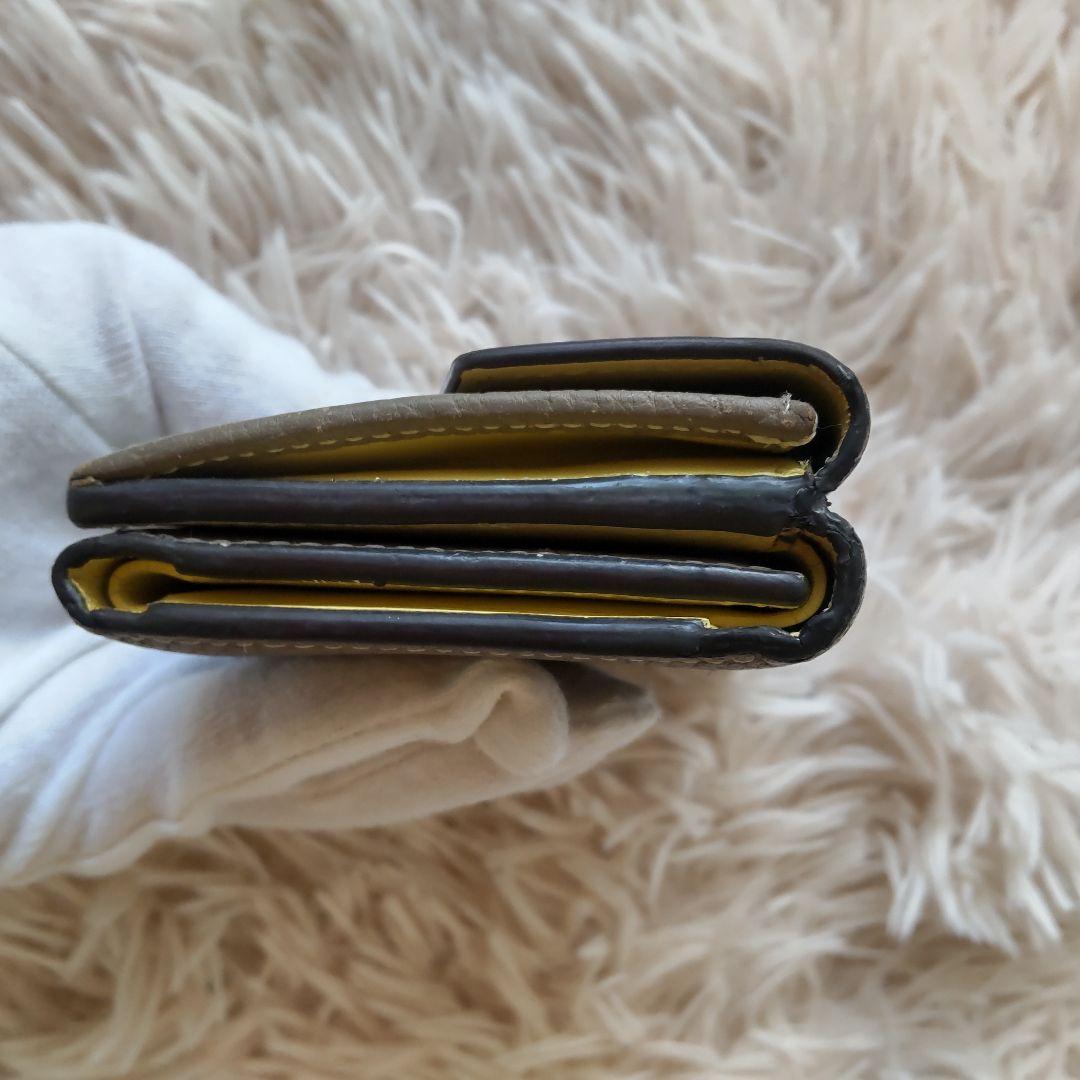 美品✨ボナベンチュラ　スモールウォレット エトープ 三つ折り財布