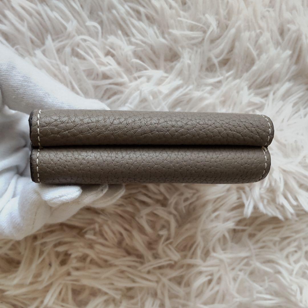 美品✨ボナベンチュラ　スモールウォレット エトープ 三つ折り財布