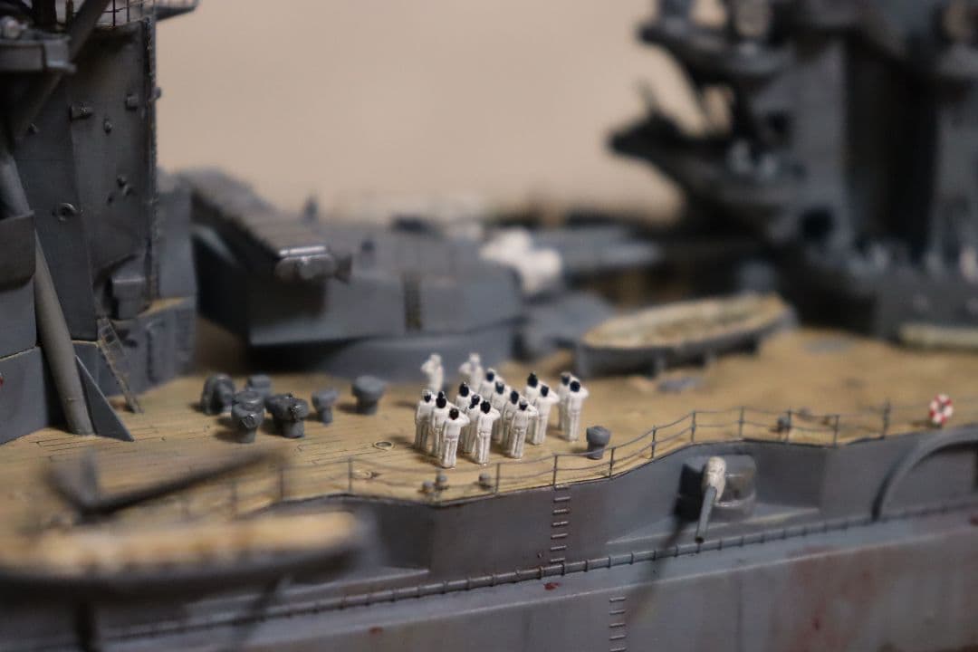 【艦船模型】1/350 戦艦 『 山城 』 完成品 【ジオラマ風】