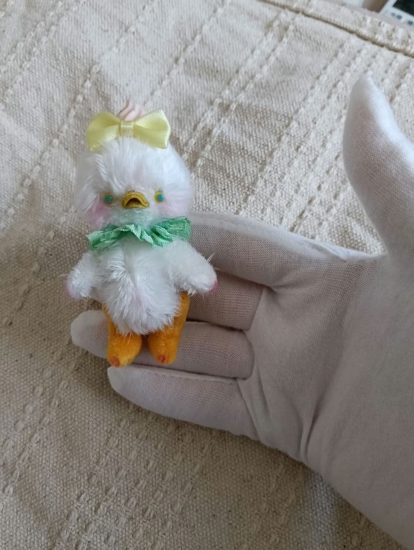 人気作家様　ヒヨコひよこあひる　ハンドメイドテディベア　ミニチュア　ぬいぐるみ