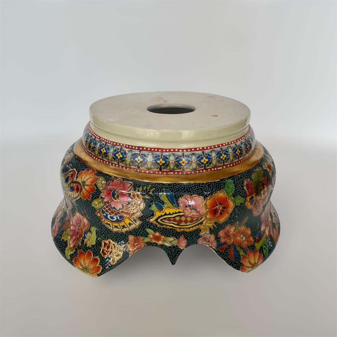 薩摩焼　大型陶器花瓶