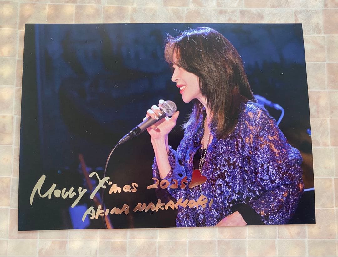 中森明菜　ディナーショー　2025 メニュー表　ポストカード、トートバッグ