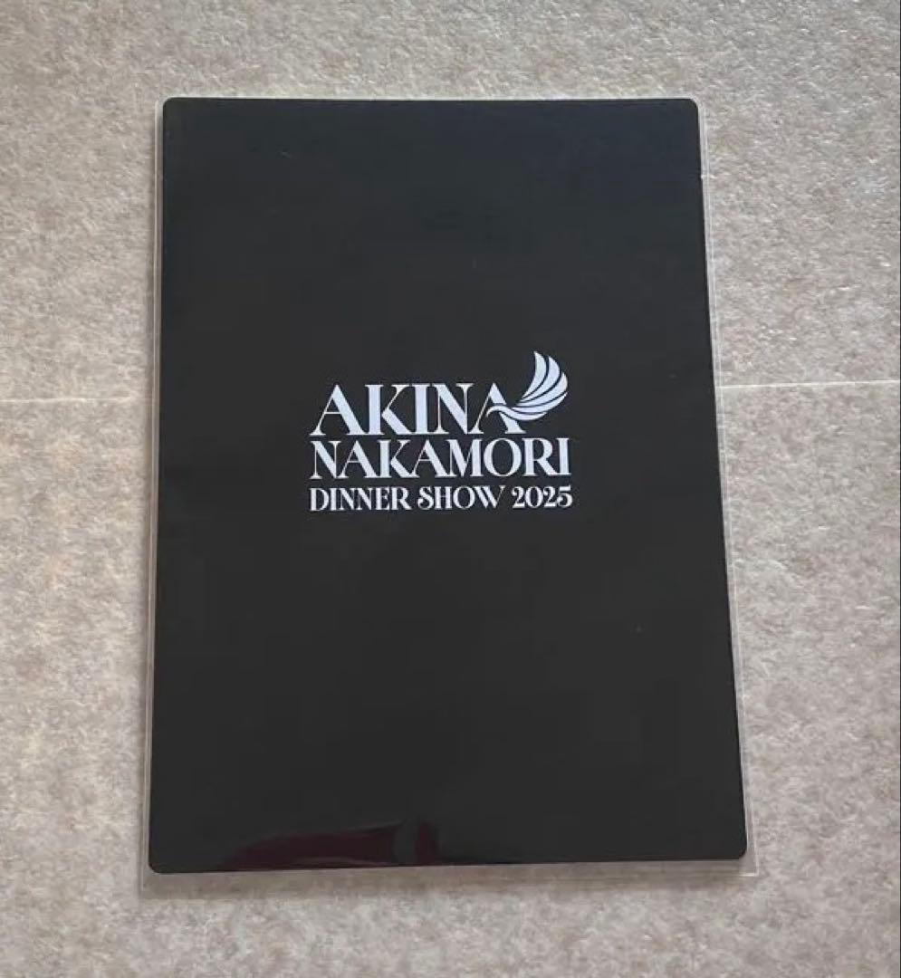 中森明菜　ディナーショー　2025 メニュー表　ポストカード、トートバッグ