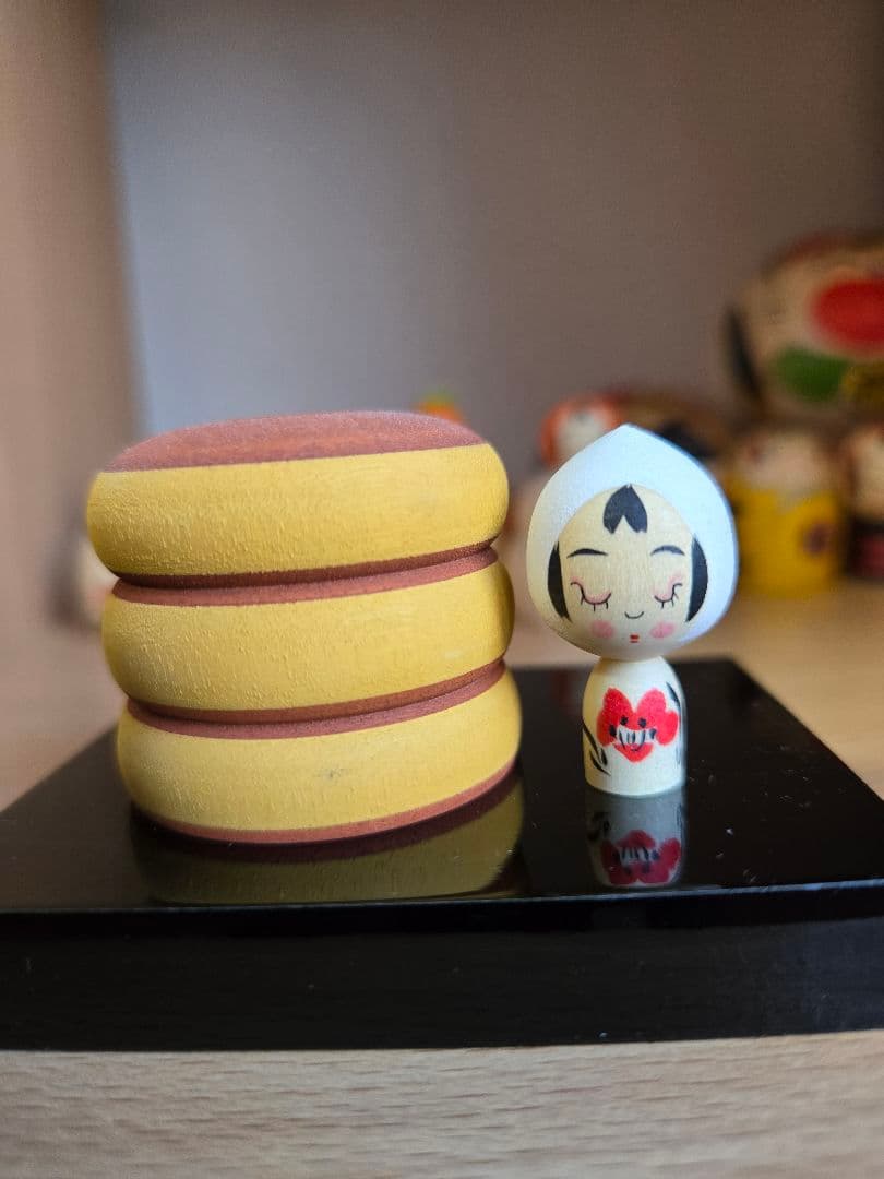 こけし　パンケーキちゃん　 鈴木明　玩愚庵