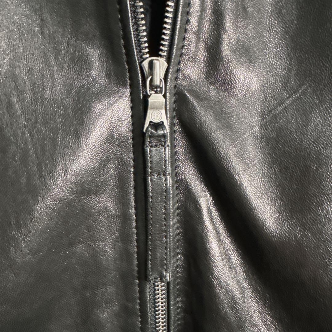 【入手困難】FACTOTUM 白虎刺繍 ボア付き レザージャケット L 本革.