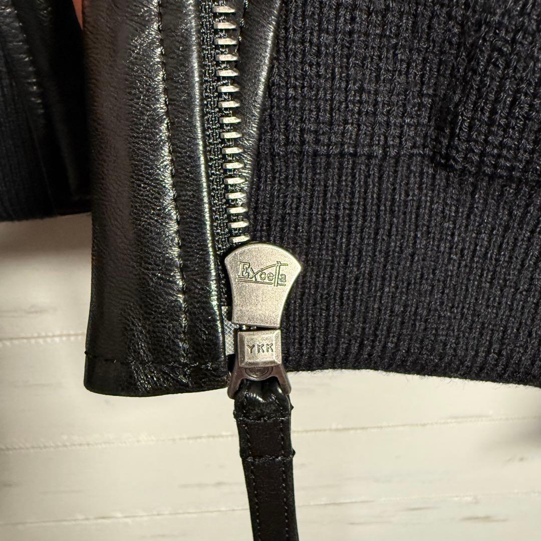 【入手困難】FACTOTUM 白虎刺繍 ボア付き レザージャケット L 本革.