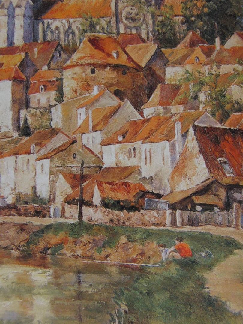 寺井徹、【水なごむ】、希少な額装用画集より、新品額装付