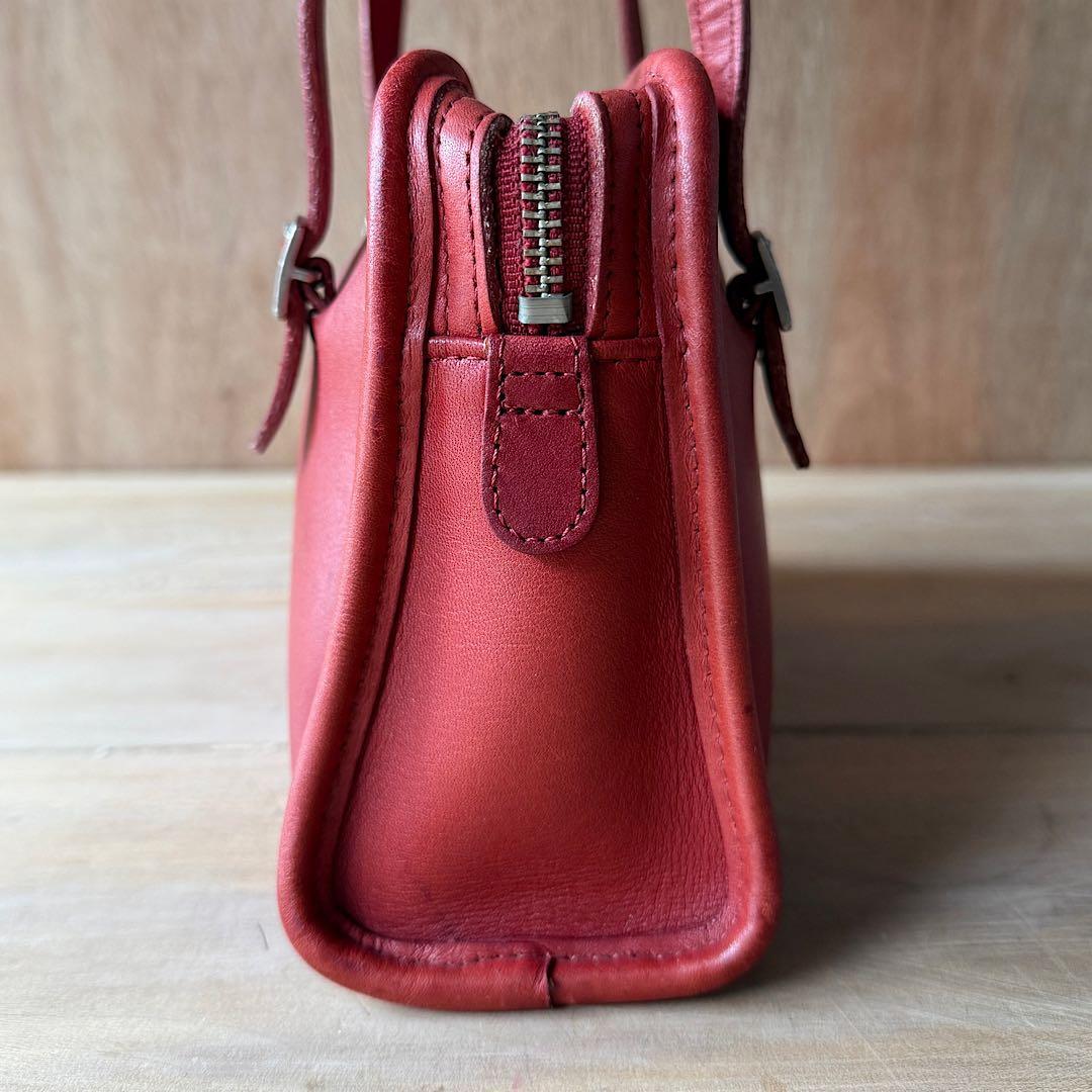 コーチ Vintage coach 9051 SWING ZIP RED バッグ