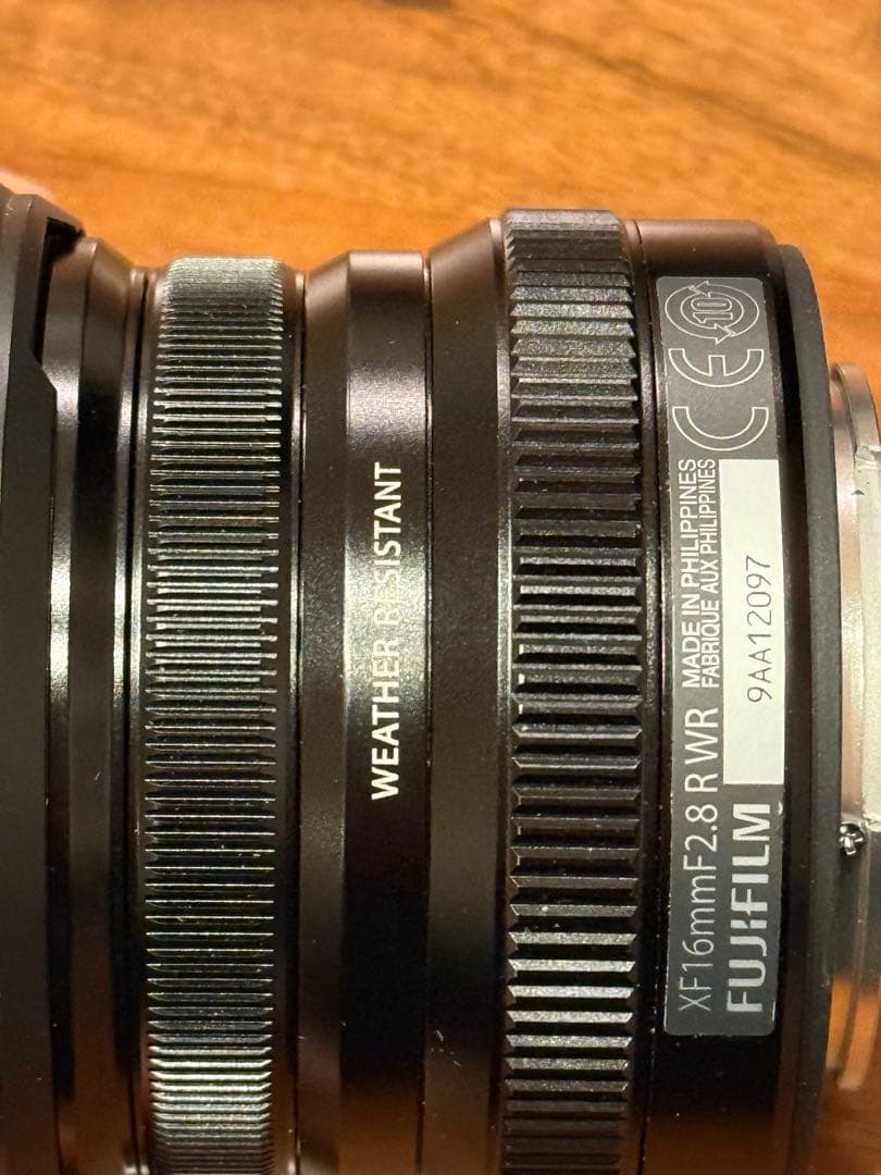 Fujifilm XF16mmF2.8 R WR 単焦点レンズ