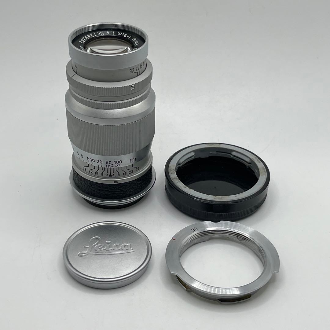 Elmar 9cm f4 エルマー 90mm Leica ライカ LMリング付