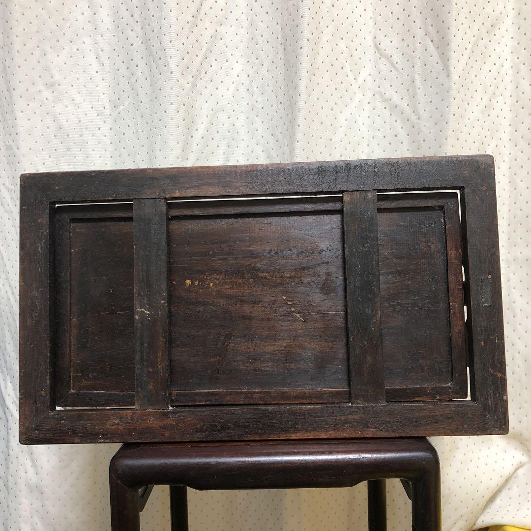 旧家整理　詳細は不明 時代物　唐木　弁当用？