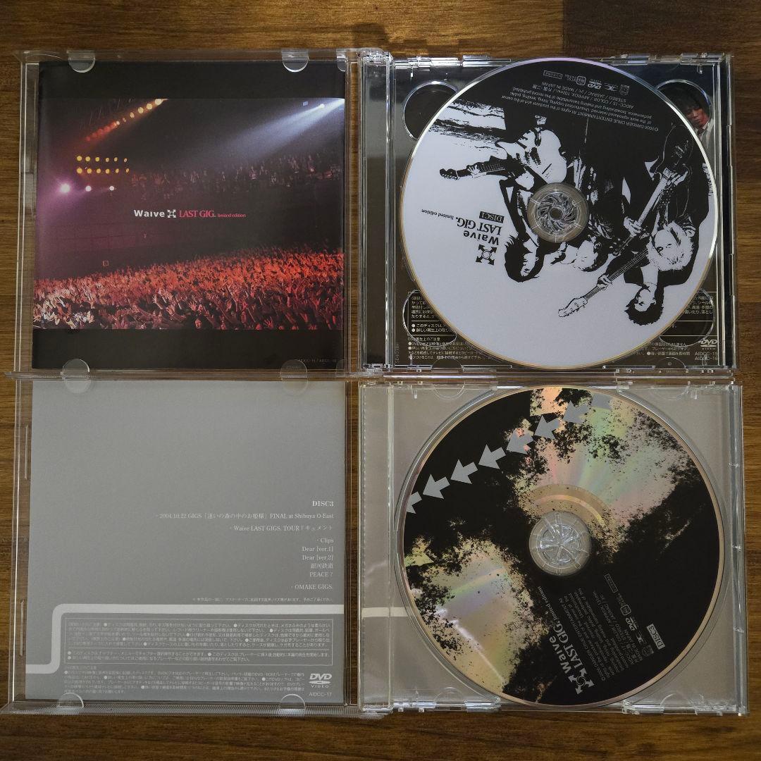 FC限定 Waive LAST GIGS limited edition
