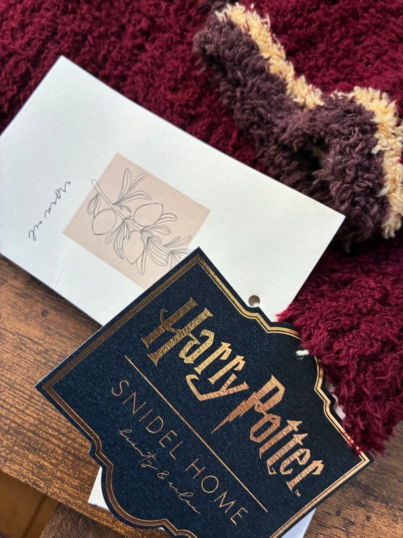 ラ*ク様 スナイデルホーム　ジェラピケ　ハリーポッター　カーディガン　赤