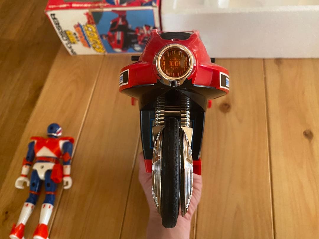 兄弟拳バイクロッサー ギンクロン セット バンダイ【箱付き】 バンダイ