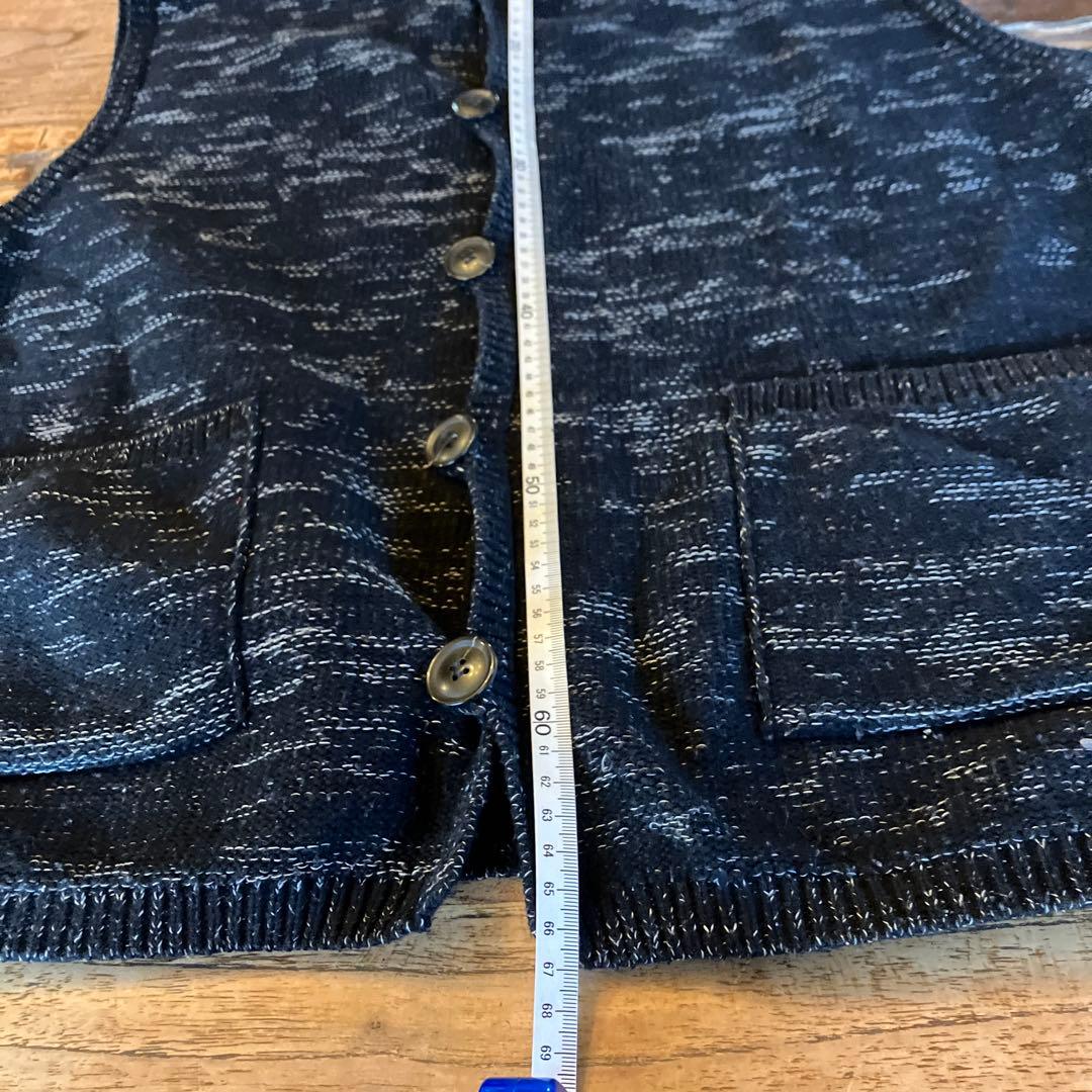 P*r様 Yin&Yang インヤン　勝重村岡 ベスト　毛８５％ナイロン１５%