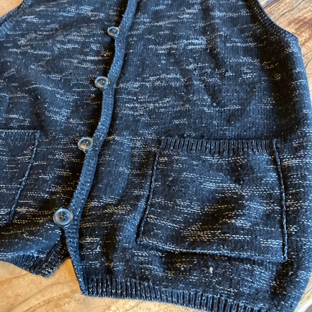 P*r様 Yin&Yang インヤン　勝重村岡 ベスト　毛８５％ナイロン１５%