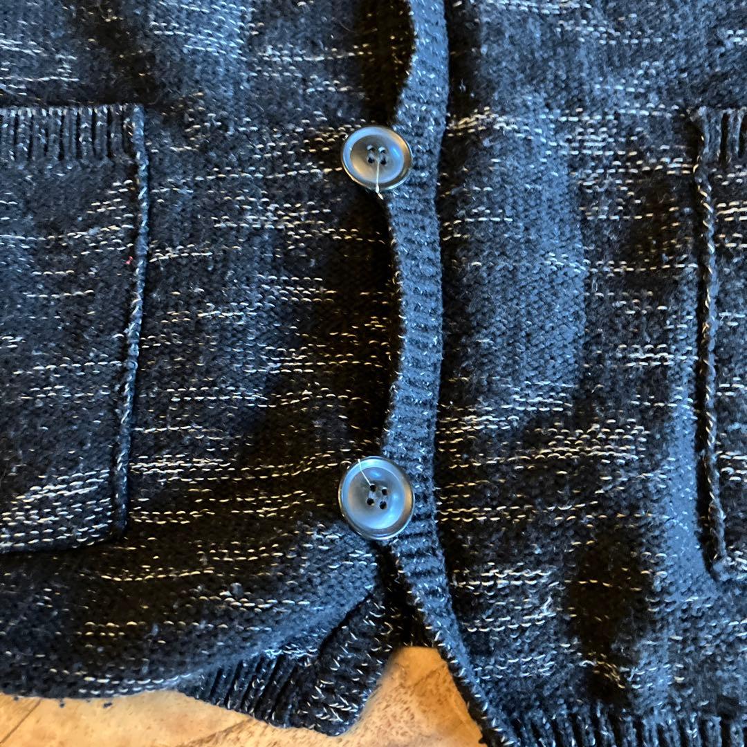 P*r様 Yin&Yang インヤン　勝重村岡 ベスト　毛８５％ナイロン１５%