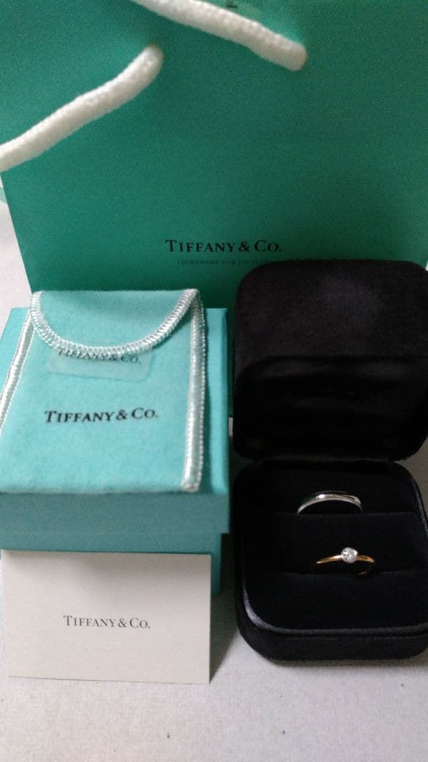 〔中吉 出品〕新品TIFFANYリング　男性女性セット　個別でも販売可！