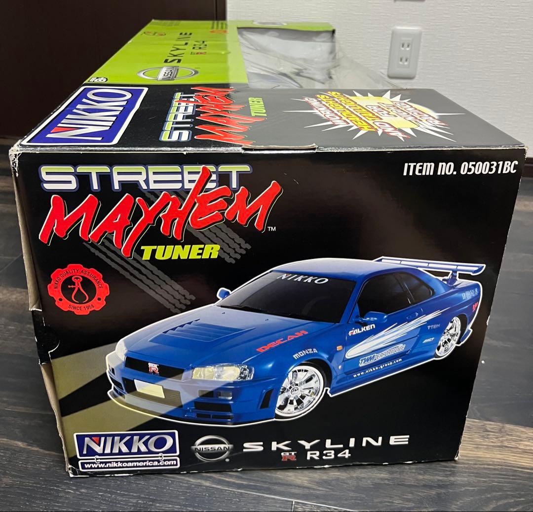 未使用SKYLINE GT-R R34 ラジコンカー1/5スケール スカイライン