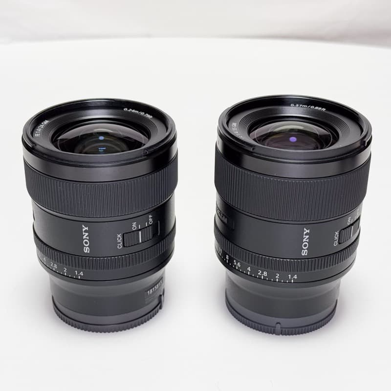 SONY FE 35mmF1.4GM／FE 24mmF1.4GM 2本セット