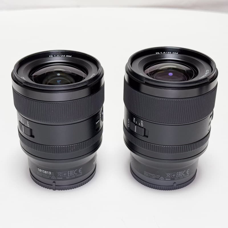SONY FE 35mmF1.4GM／FE 24mmF1.4GM 2本セット