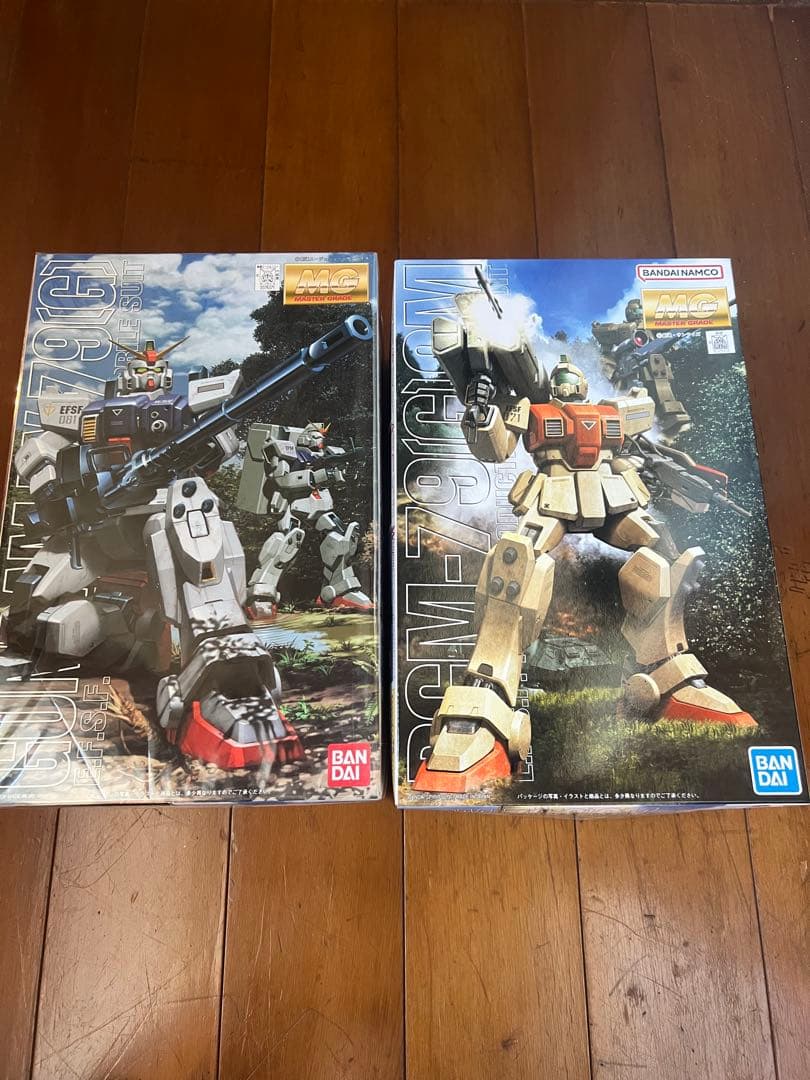 MG 1/100 陸戦型ガンダム 陸戦型ジム 俺は売る！売ってアイナと添い遂げる