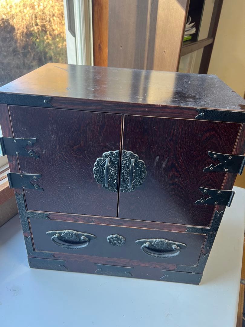 【和風 小物収納箱／小型箪笥／飾り箪笥】