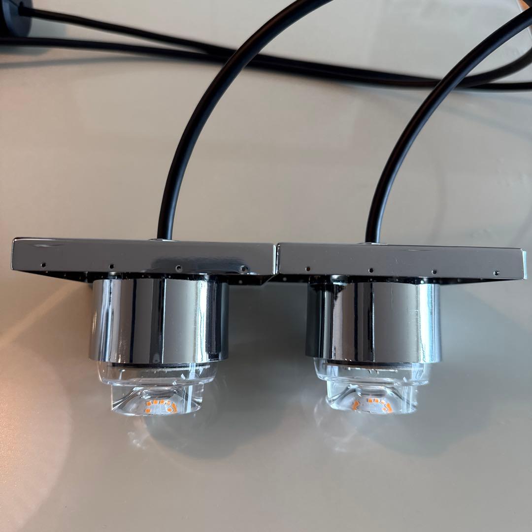 オーデリック　ペンダントライト　2灯 クリスタル調　ダクトレール ODELIC