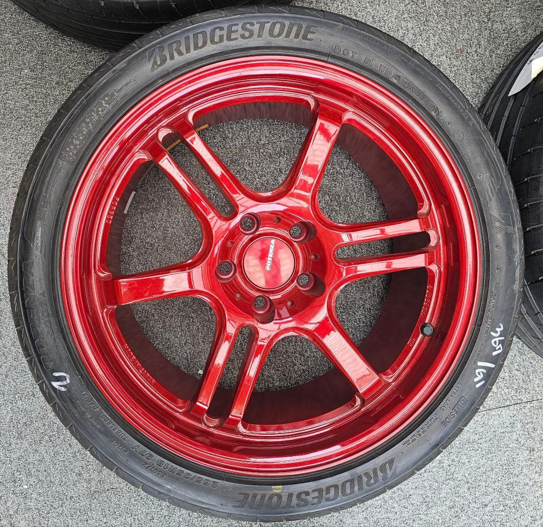 ブリヂストン ポテンザ RW006 希少 軽量 鍛造FORGED18インチ9.5