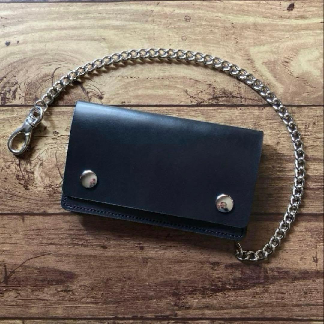 【ガボール】イタリアンレザー トラッカーウォレット6インチ（ミドル）