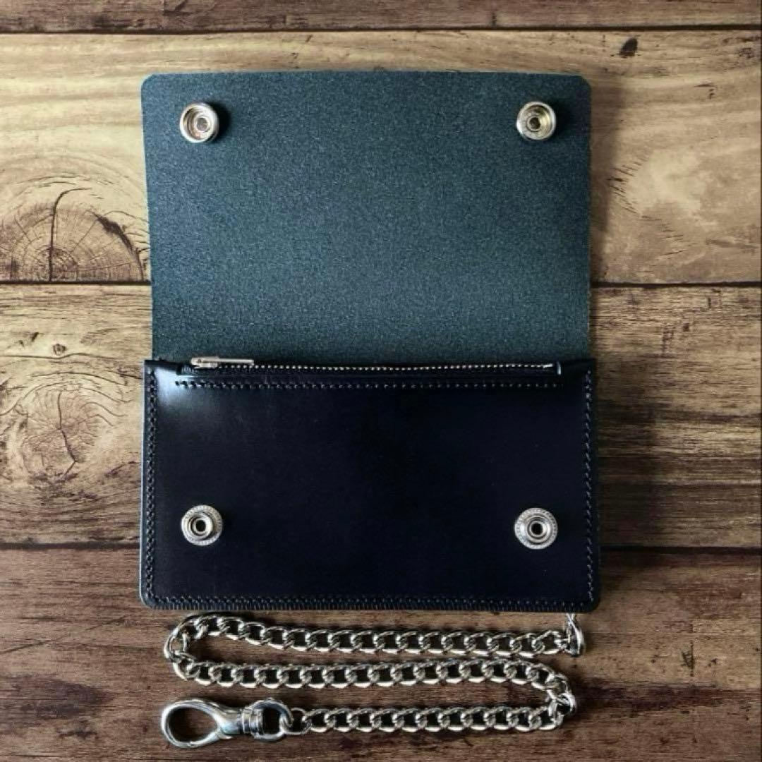 【ガボール】イタリアンレザー トラッカーウォレット6インチ（ミドル）