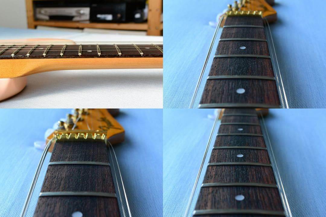 Fender STR-75 フロイドローズ シェルピンク ブリッジ補強 80年代