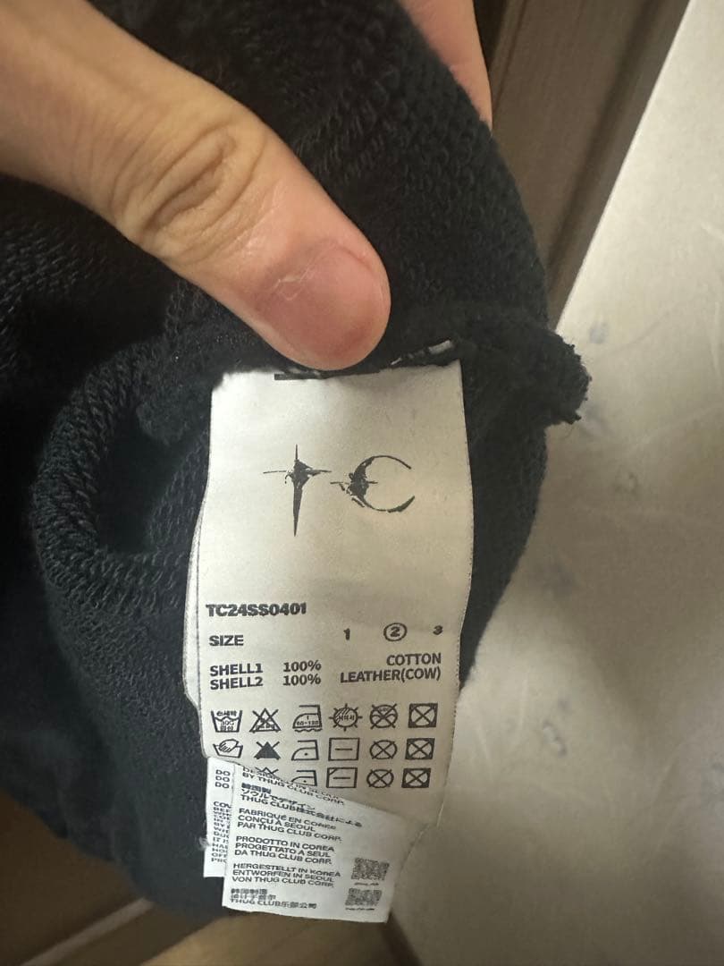 サグクラブ Thug club ロックフーディー パーカー