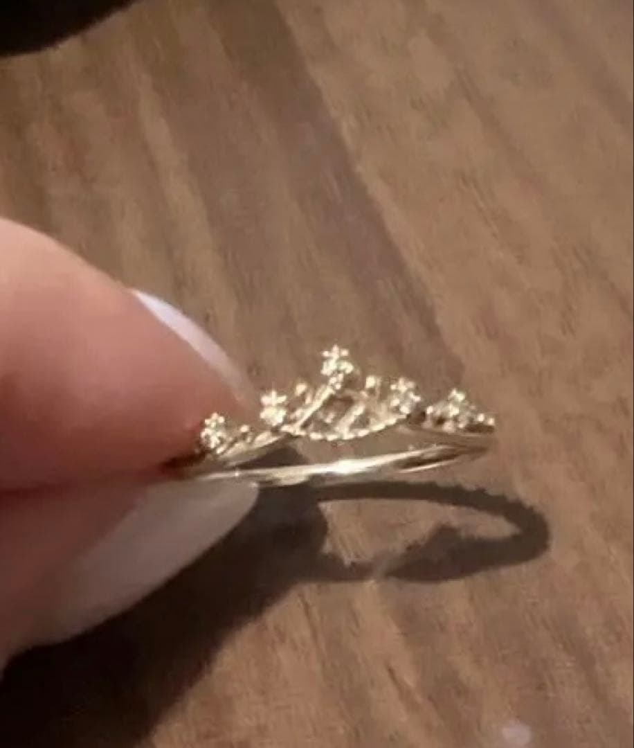 NOJESS ゴールド クラウンデザイン リング