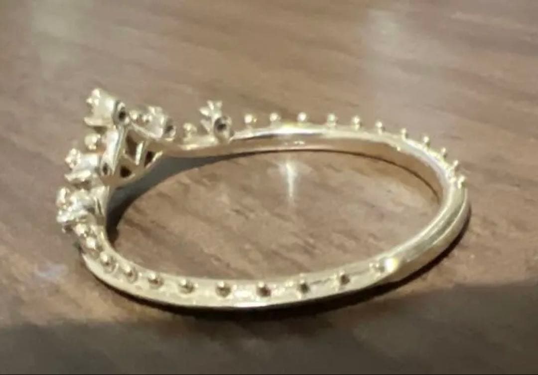 NOJESS ゴールド クラウンデザイン リング