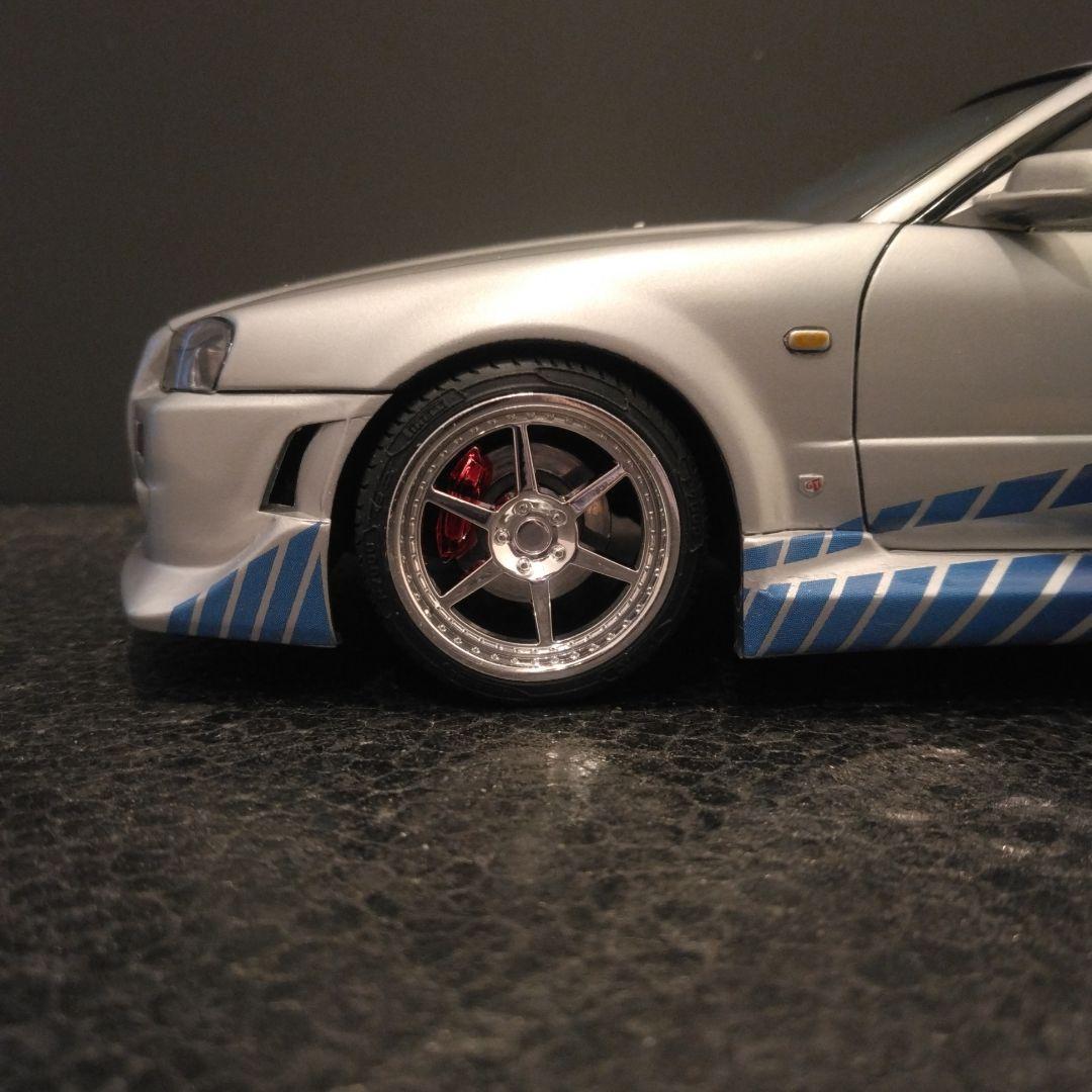1/24 SKYLINE GT-R ワイスピ ブライアン仕様 アオシマ