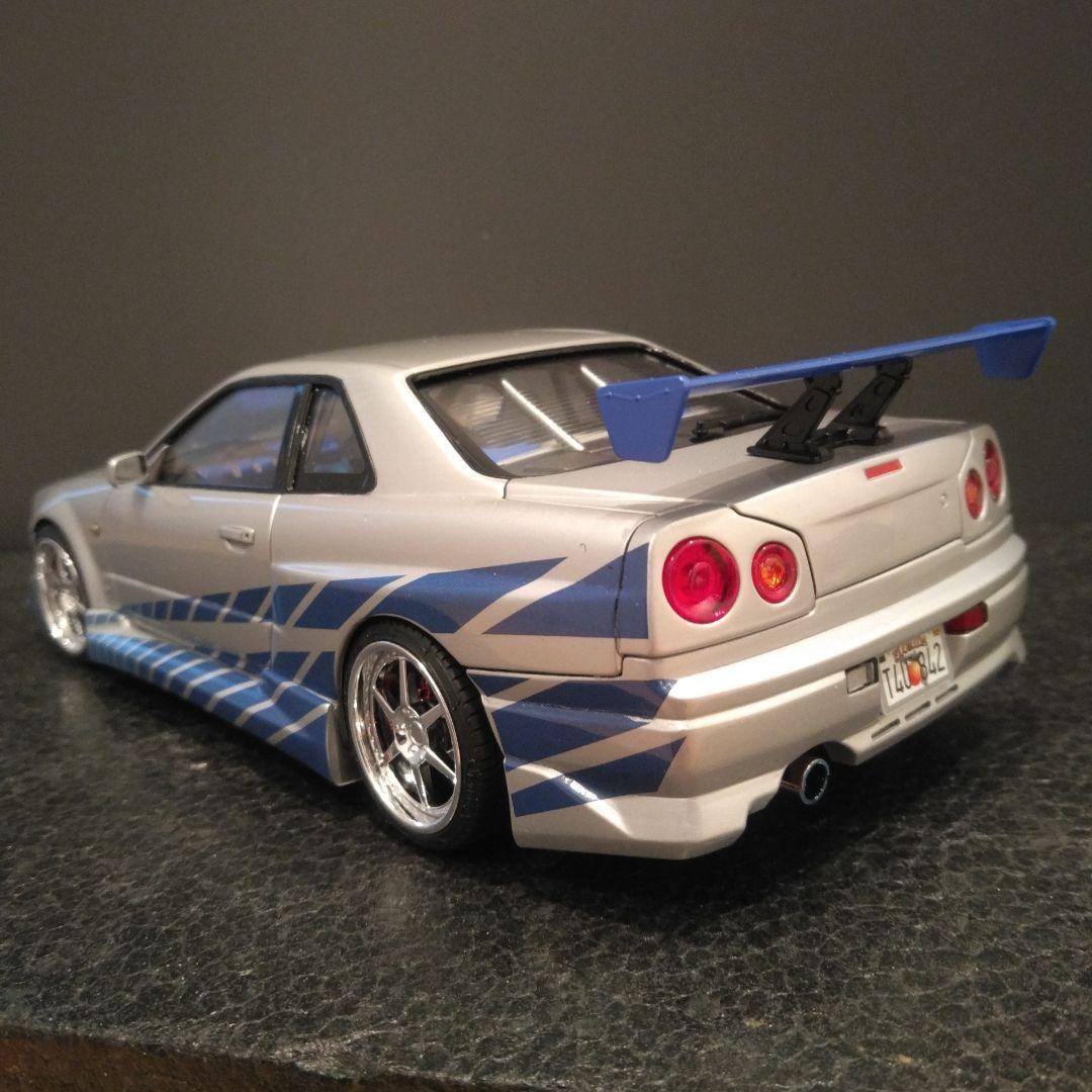 1/24 SKYLINE GT-R ワイスピ ブライアン仕様 アオシマ