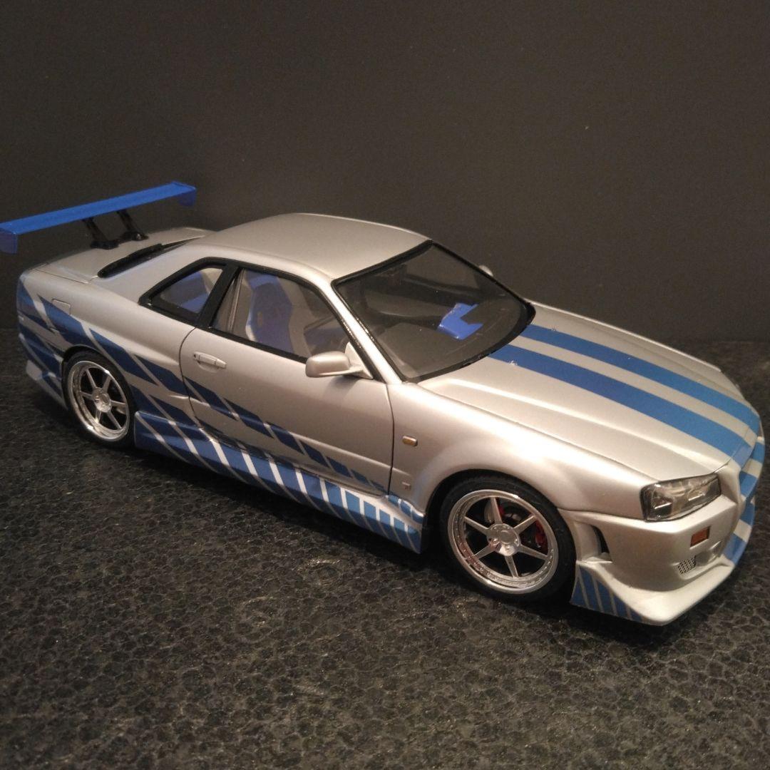 1/24 SKYLINE GT-R ワイスピ ブライアン仕様 アオシマ