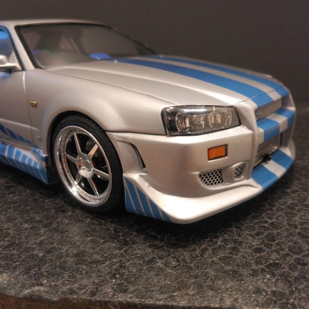 1/24 SKYLINE GT-R ワイスピ ブライアン仕様 アオシマ