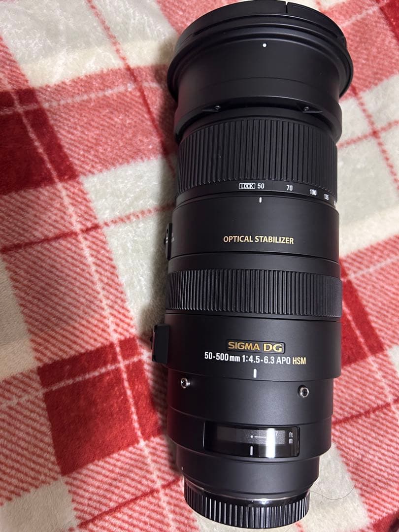 レンズ(ズーム) SIGMA 50-500mm f/4.5-6.3 APO HSM Canon