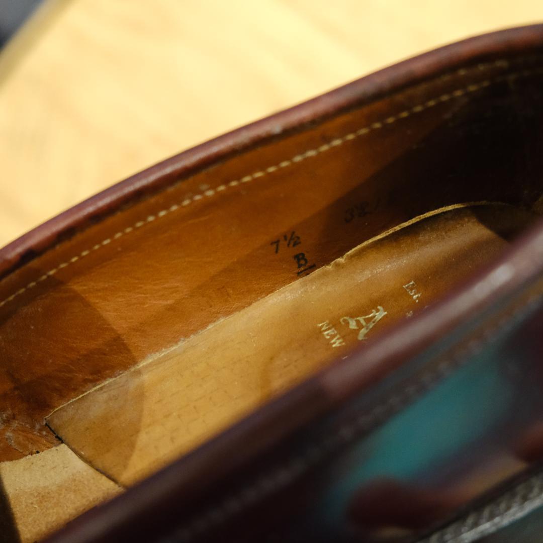 Alden アンラインドローファーバーガンディ