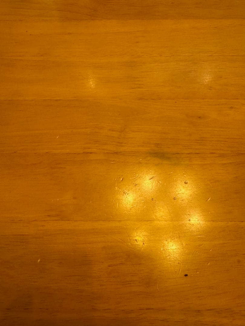 木製長方形ダイニングテーブル 4人掛け